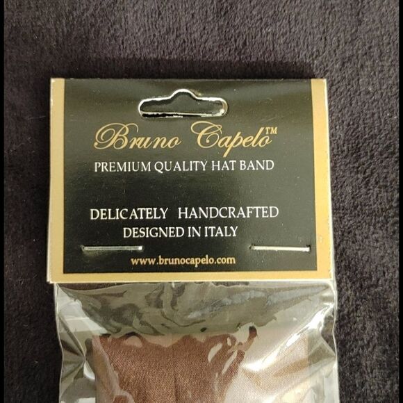 BRUNO CAPELO FASHION 3 PLEAT SATIN HAT BAND - Picture 2 of 2